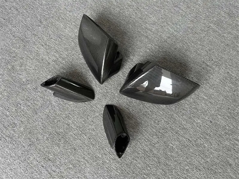Dry Carbon Fiber Mirror Cover Replacement Side Mirror for  2014-2018 Huracan LP580 LP610